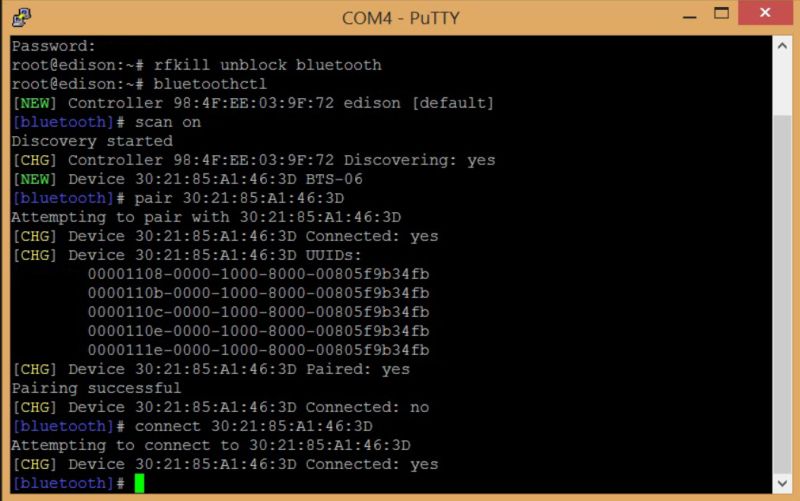 Replacing with the details of your device